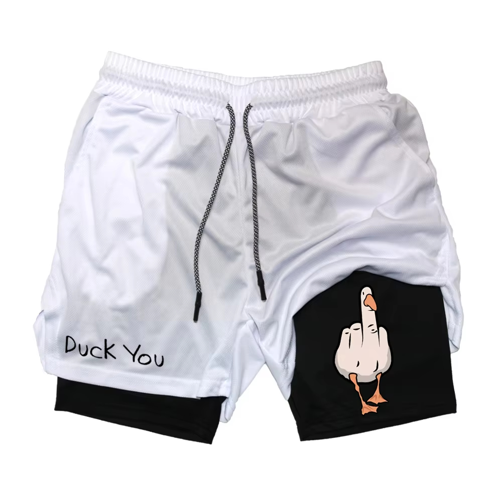 Letter Tray Desk - Summer Fashion Cartoon Duck Print Men's