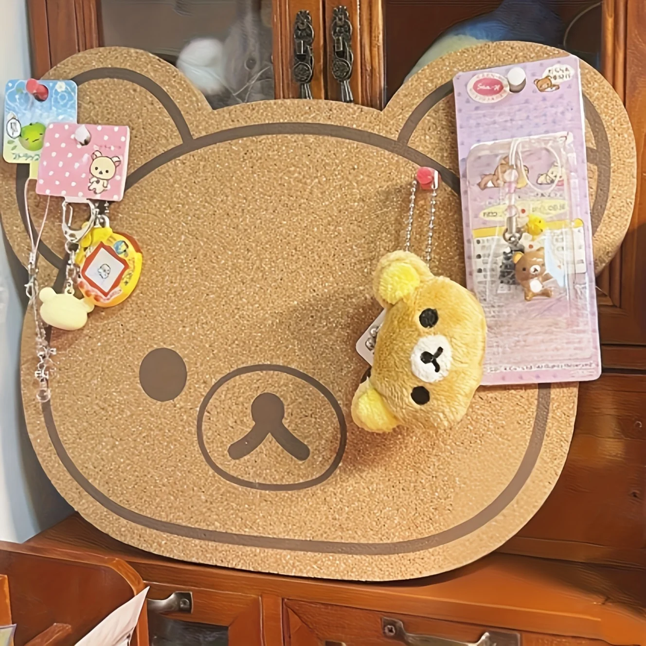 Letter Tray Desk - 1/2Pcs Cute Bear-Shaped Pin Display Board