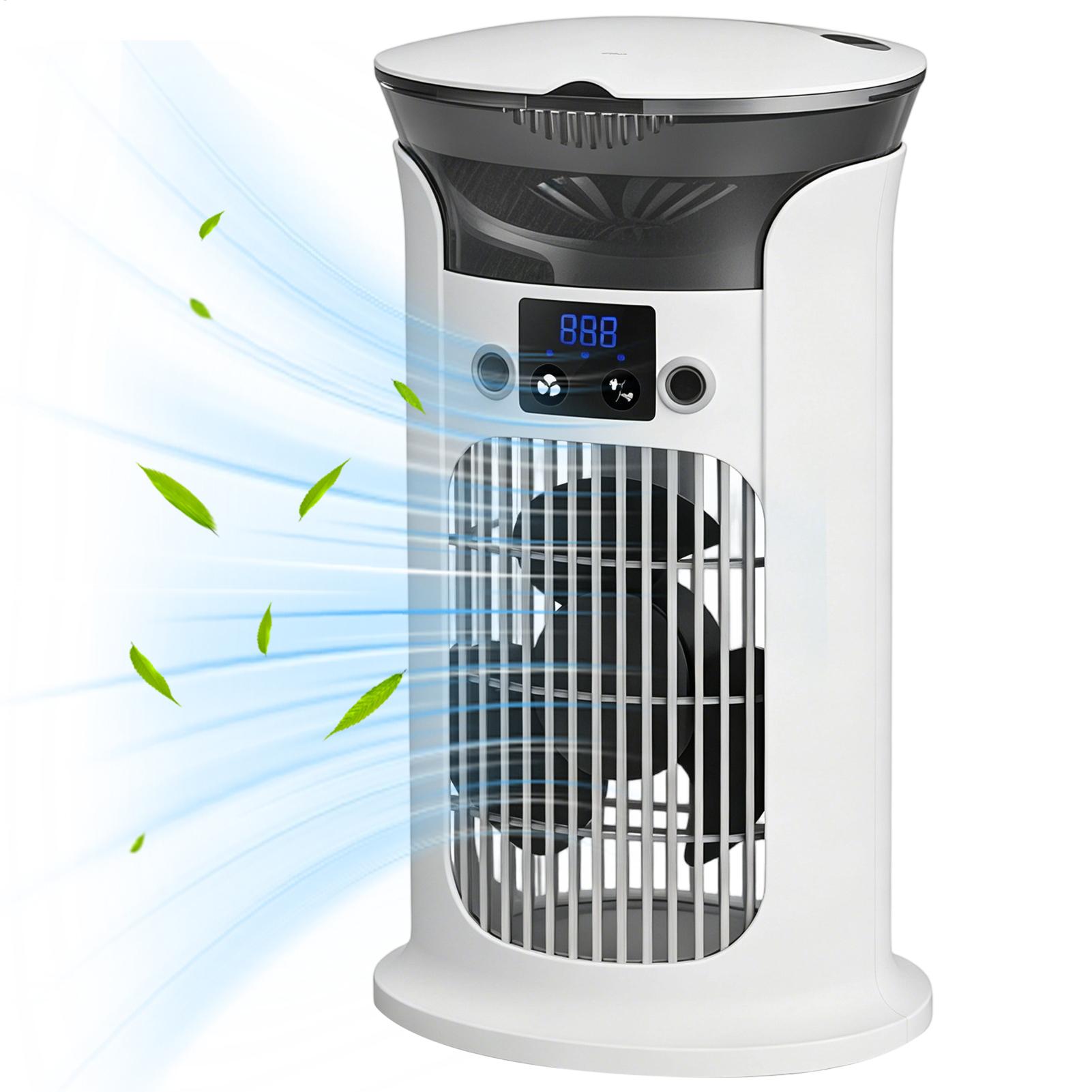 Home Office Gadgets - Portable Adjustable Standing Desk Fan with