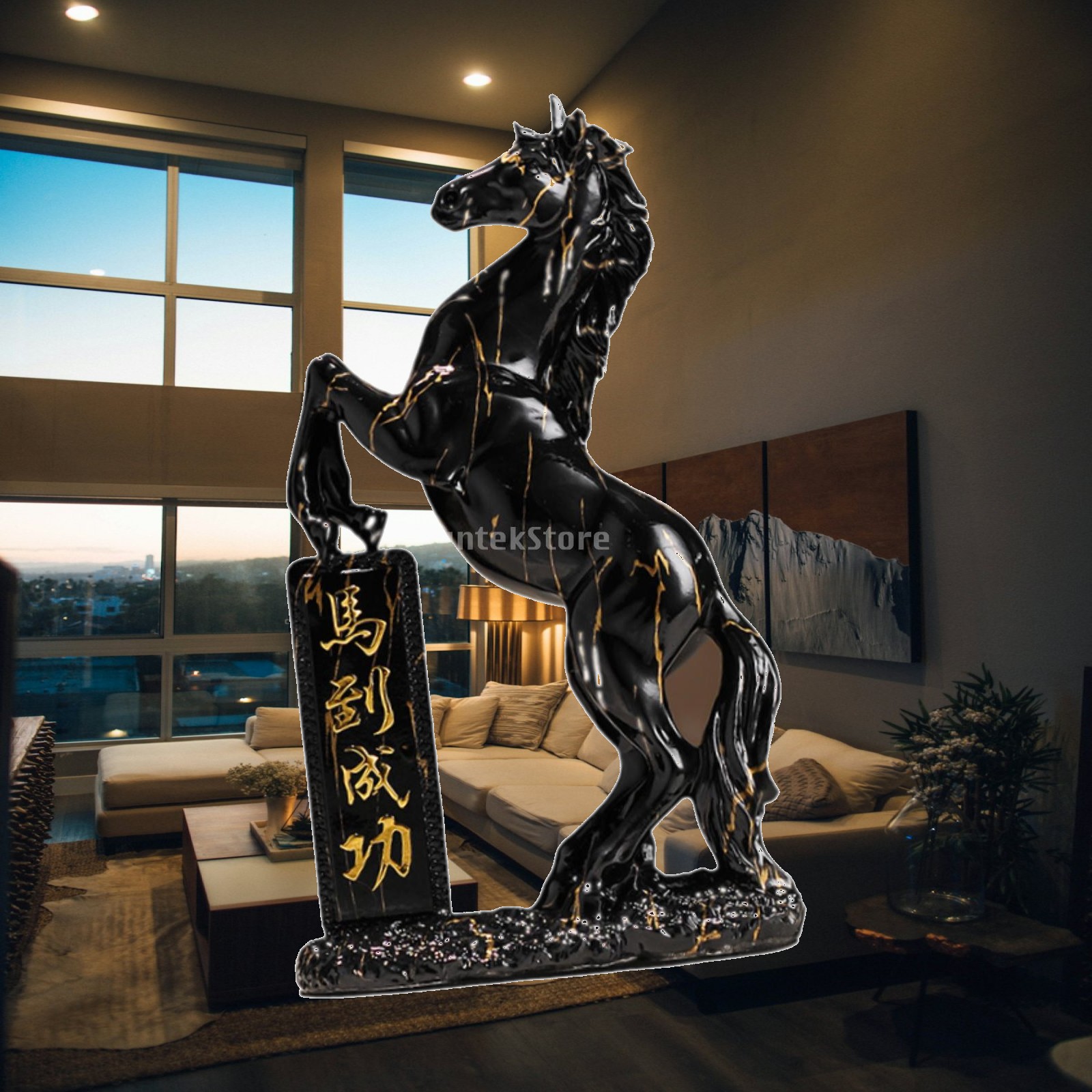 Home Office Representative - Horse Statue Resin Decoration Crafts Symbolic