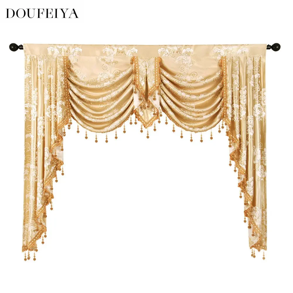 Home Office Windows - European Style Curtains for Living Room