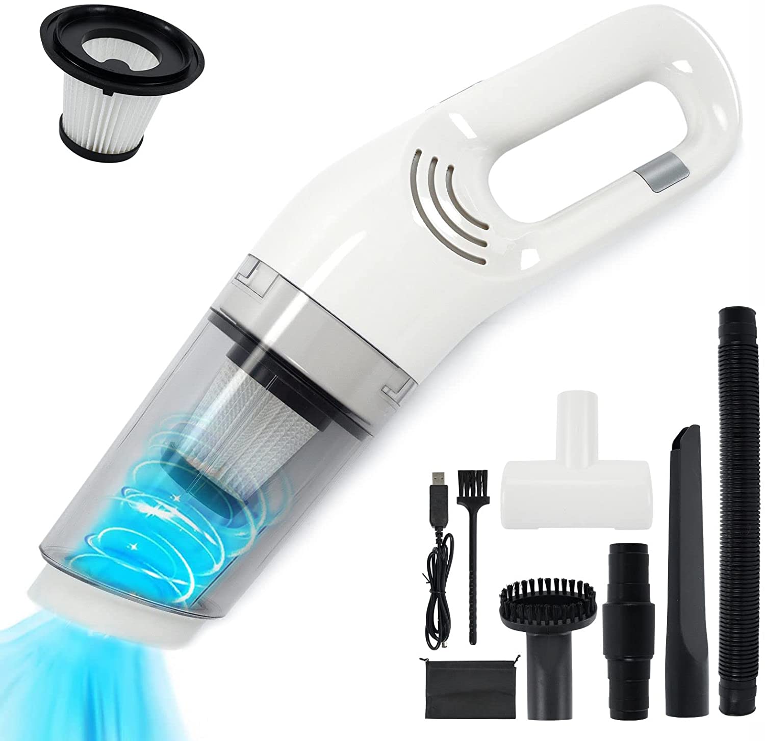 Home Office Sofa - Wireless Car Vacuum Cleaner Handheld Portable
