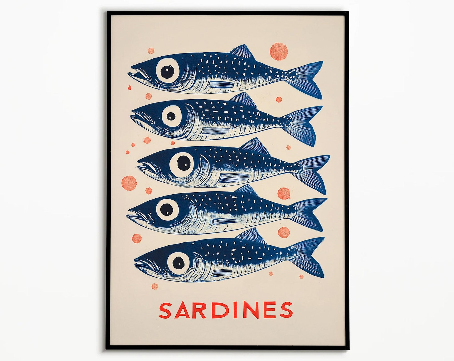 Home Office Youtube - Vintage Sardines Canvas Wall Art Poster
