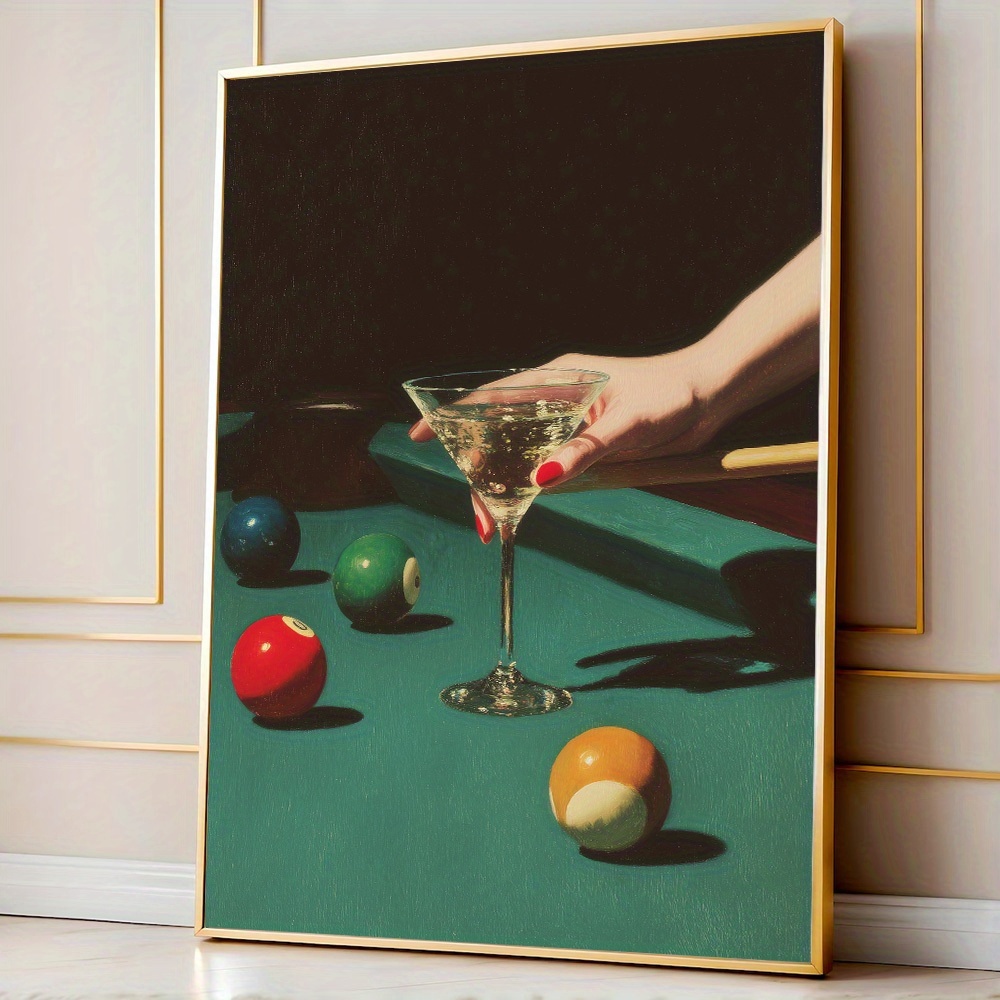 1pc Vintage Billiards Cocktail - Home Office Youtube 评论和价格