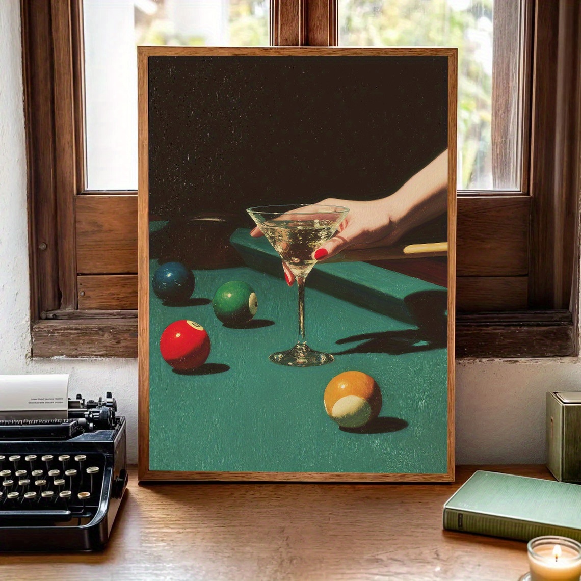 1pc Vintage Billiards Cocktail - Home Office Youtube 评论和价格
