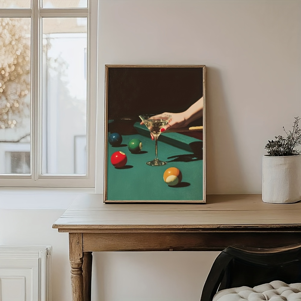 1pc Vintage Billiards Cocktail - Home Office Youtube 评论和价格