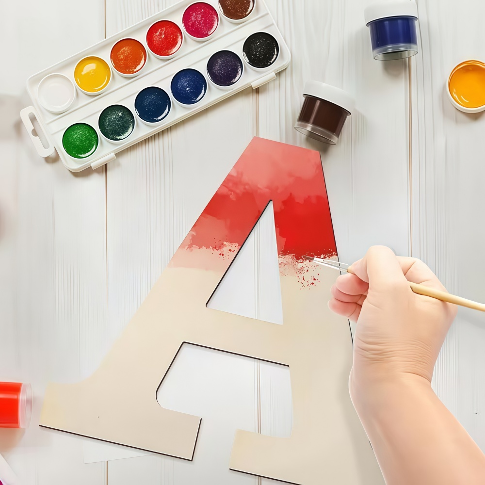 26pcs Designable Wood Letters  - Letter Tray Desk 评论和价格