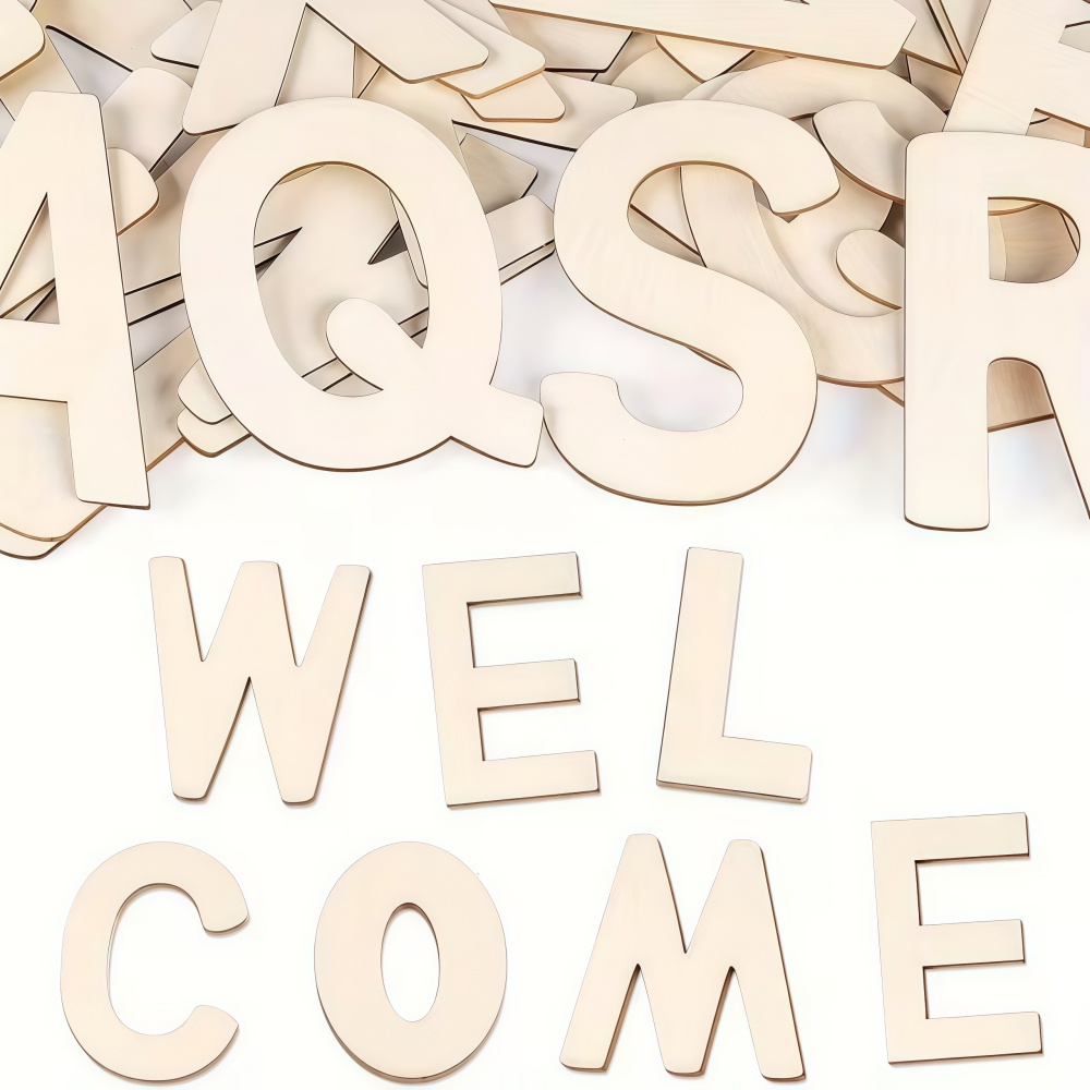 26pcs Designable Wood Letters  - Letter Tray Desk 评论和价格