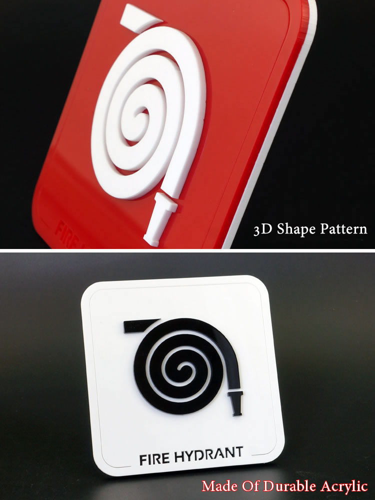 Waterproof Acrylic Warning Sig - Home Office Icon 评论和价格