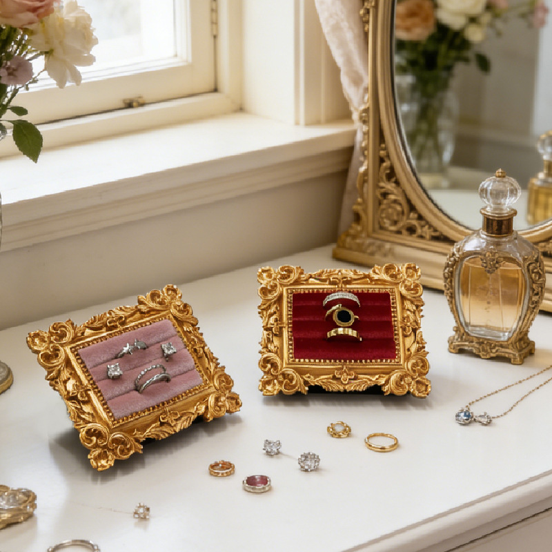 Vintage Picture Frame Ring Dis - Letter Tray Desk 评论和价格