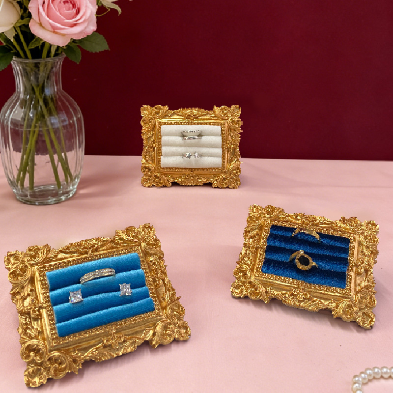Vintage Picture Frame Ring Dis - Letter Tray Desk 评论和价格