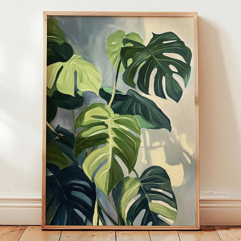1pc Modern Houseplants Leaves  - Home Office Youtube 评论和价格