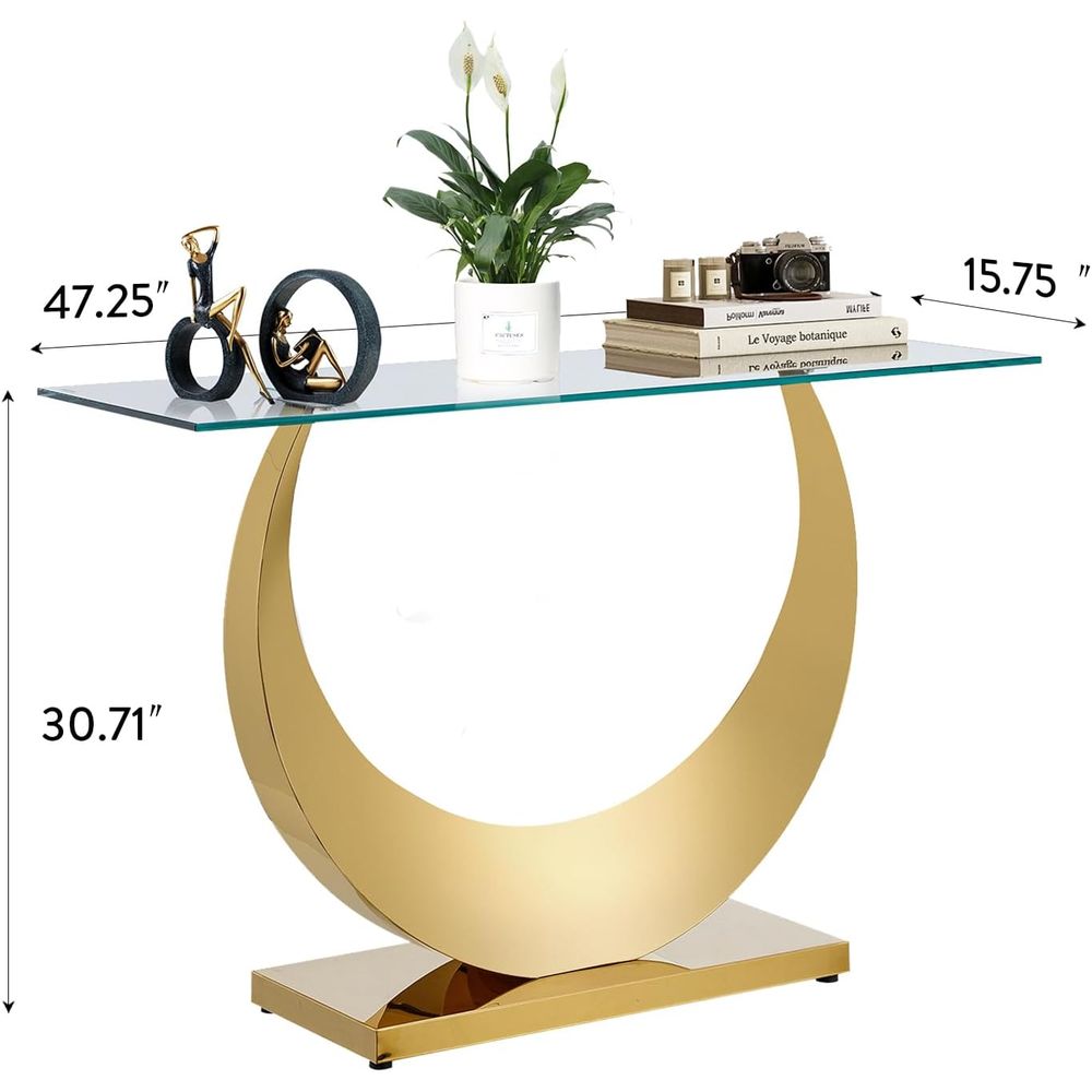 Modern 47 Rectangular Clear Te - Home Office Sofa 评论和价格