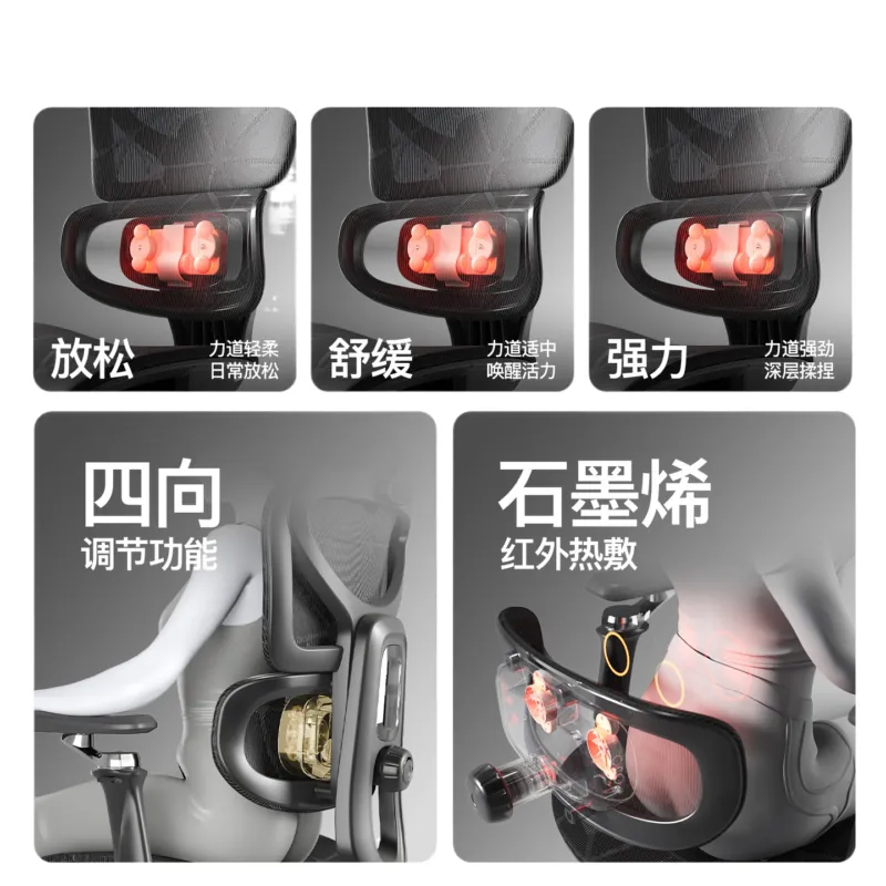 Ergonomic Massage Lumbar Suppo - Home Office Chair 评论和价格
