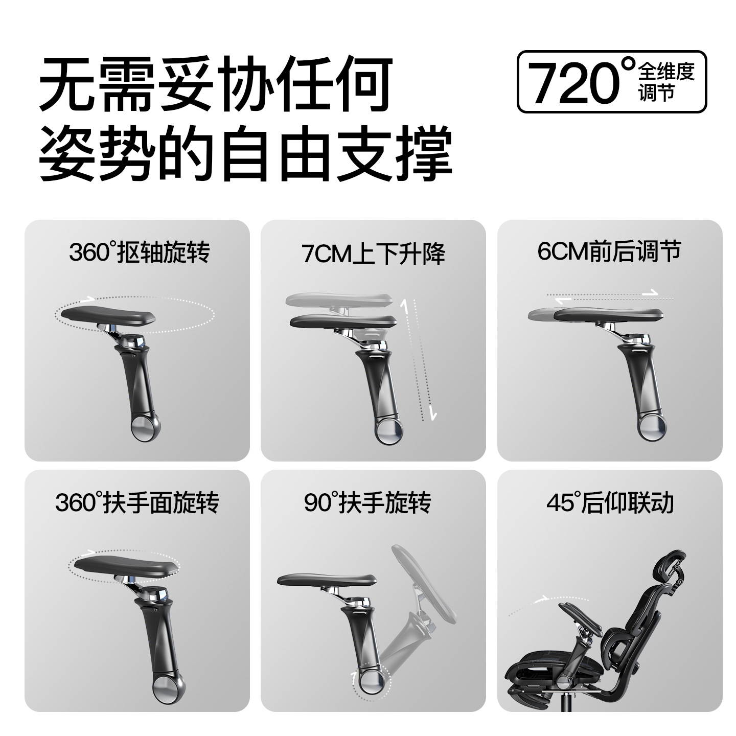 Ergonomic Massage Lumbar Suppo - Home Office Chair 评论和价格
