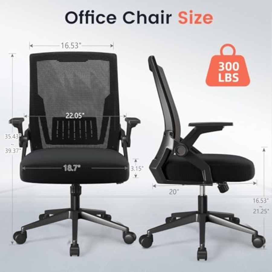 Ergonomic Office Chair with Fl - Home Office Chair 评论和价格