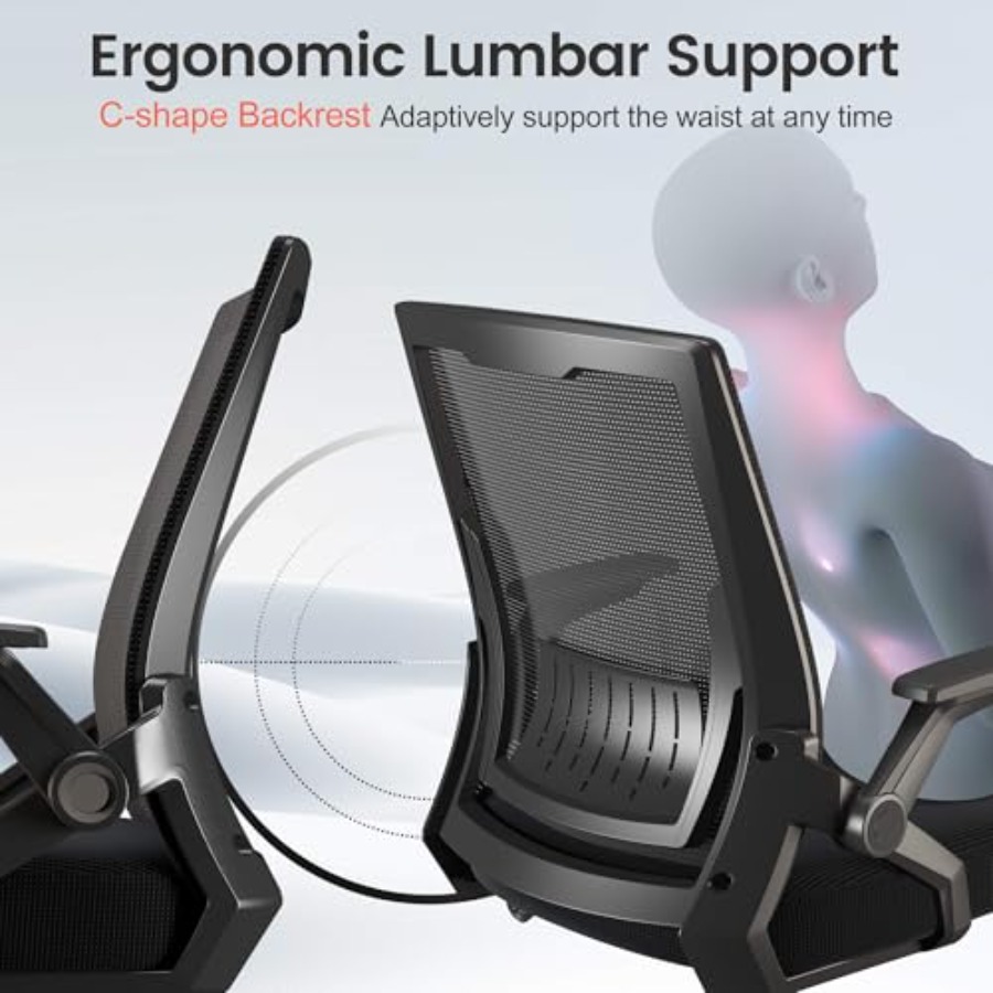 Ergonomic Office Chair with Fl - Home Office Chair 评论和价格