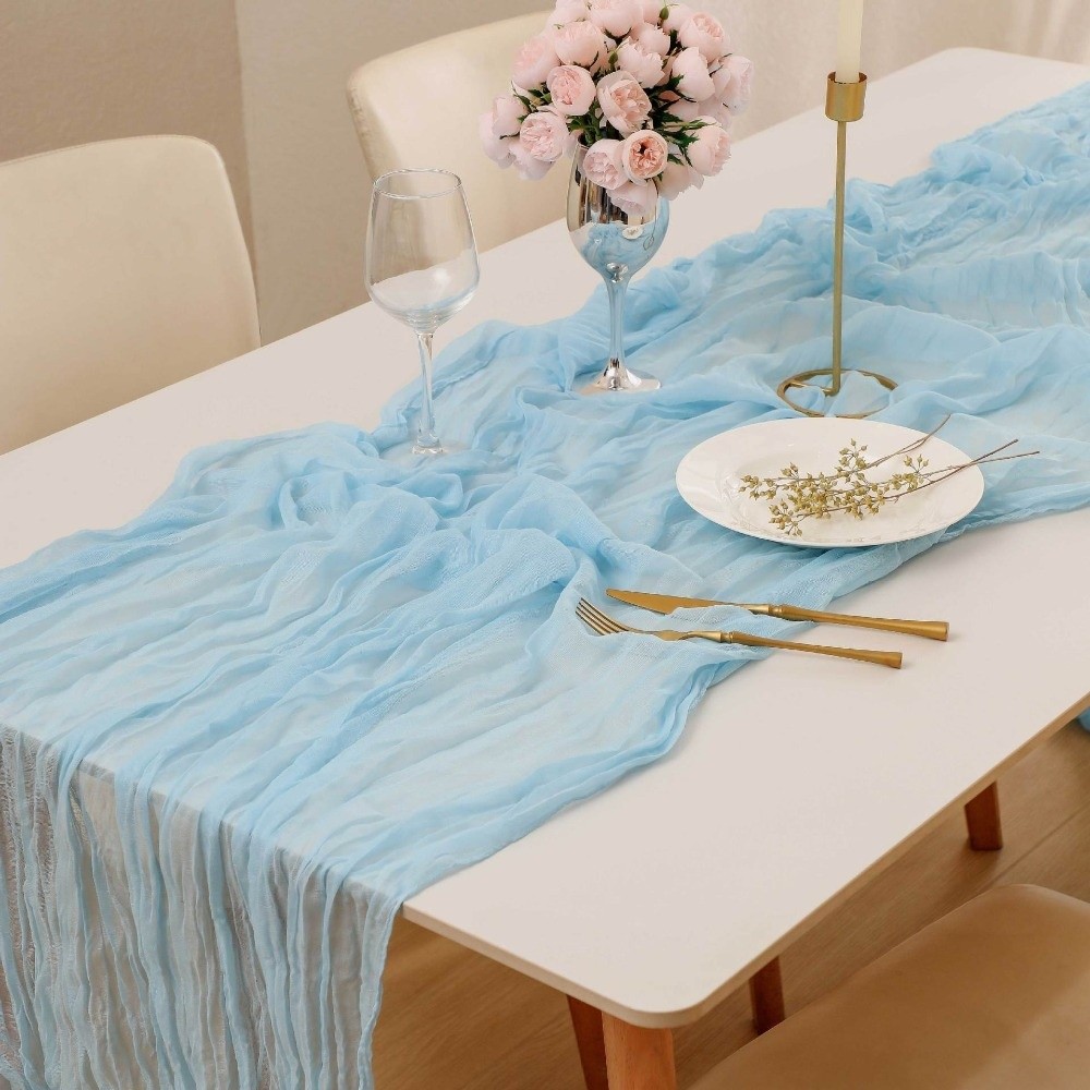 Gift Semi Sheer Cheesecloth Ta - Home Office Logo 评论和价格