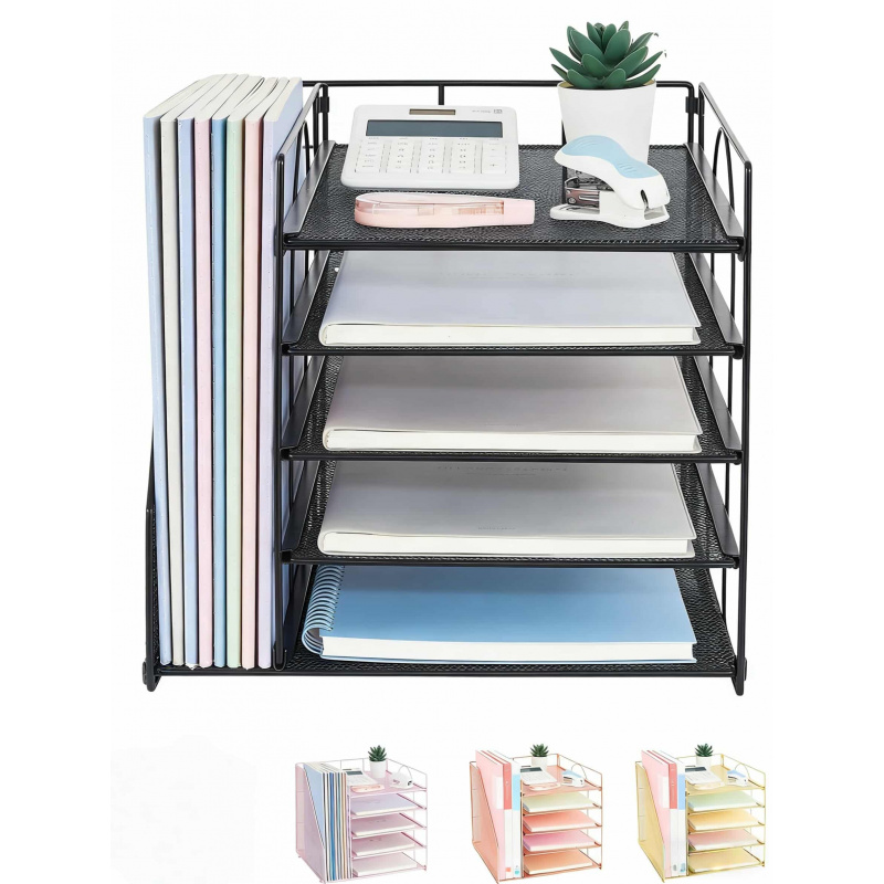 5-Tier Multi-Layer File Rack O - Letter Tray Desk 评论和价格