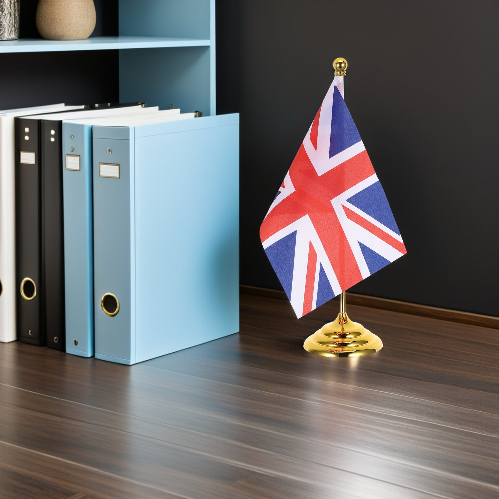 Mini Uk Desk Flag Set United K - Home Office United Kingdom 评论和价格