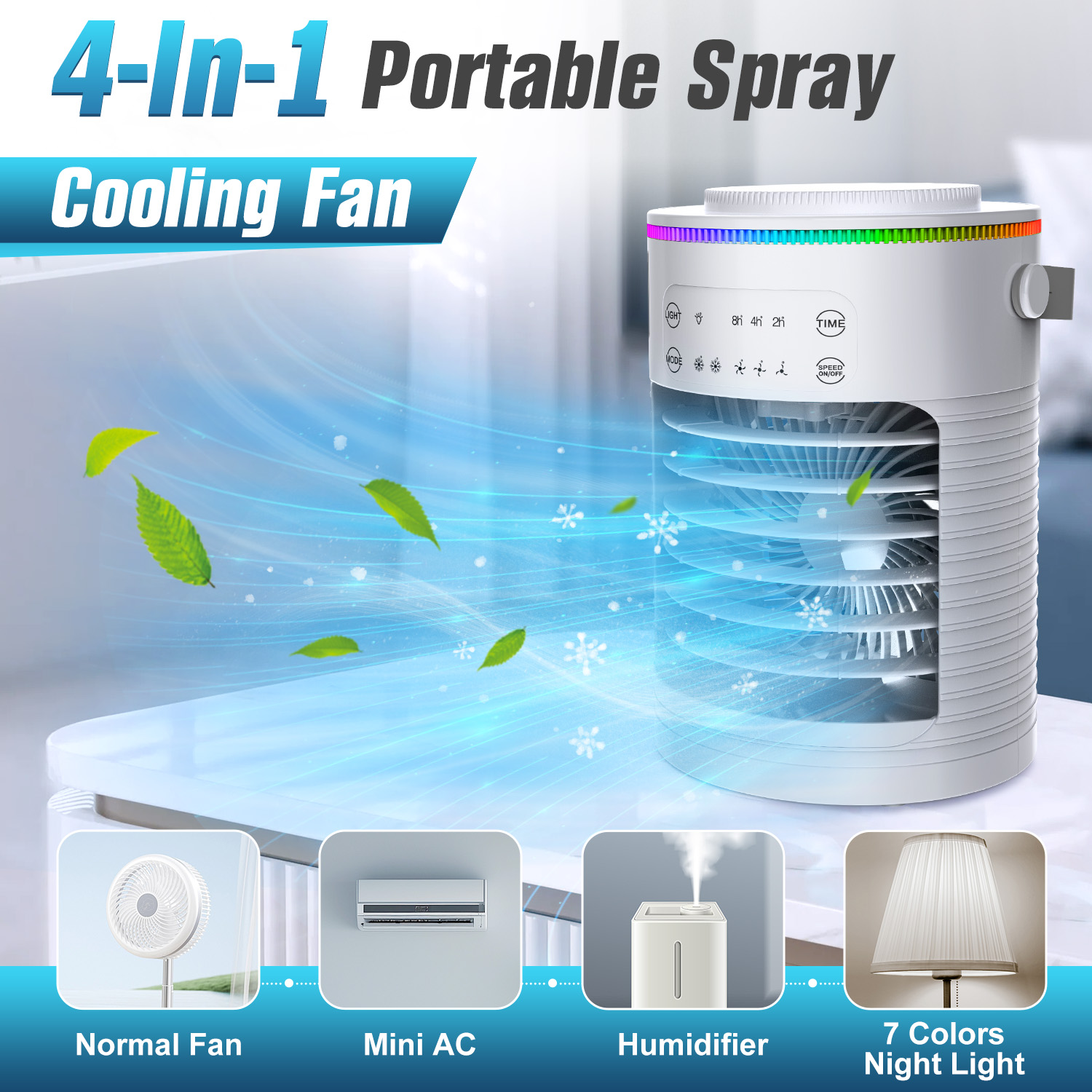 Home Small Air Conditioner Fan - Home Office Gadgets 评论和价格