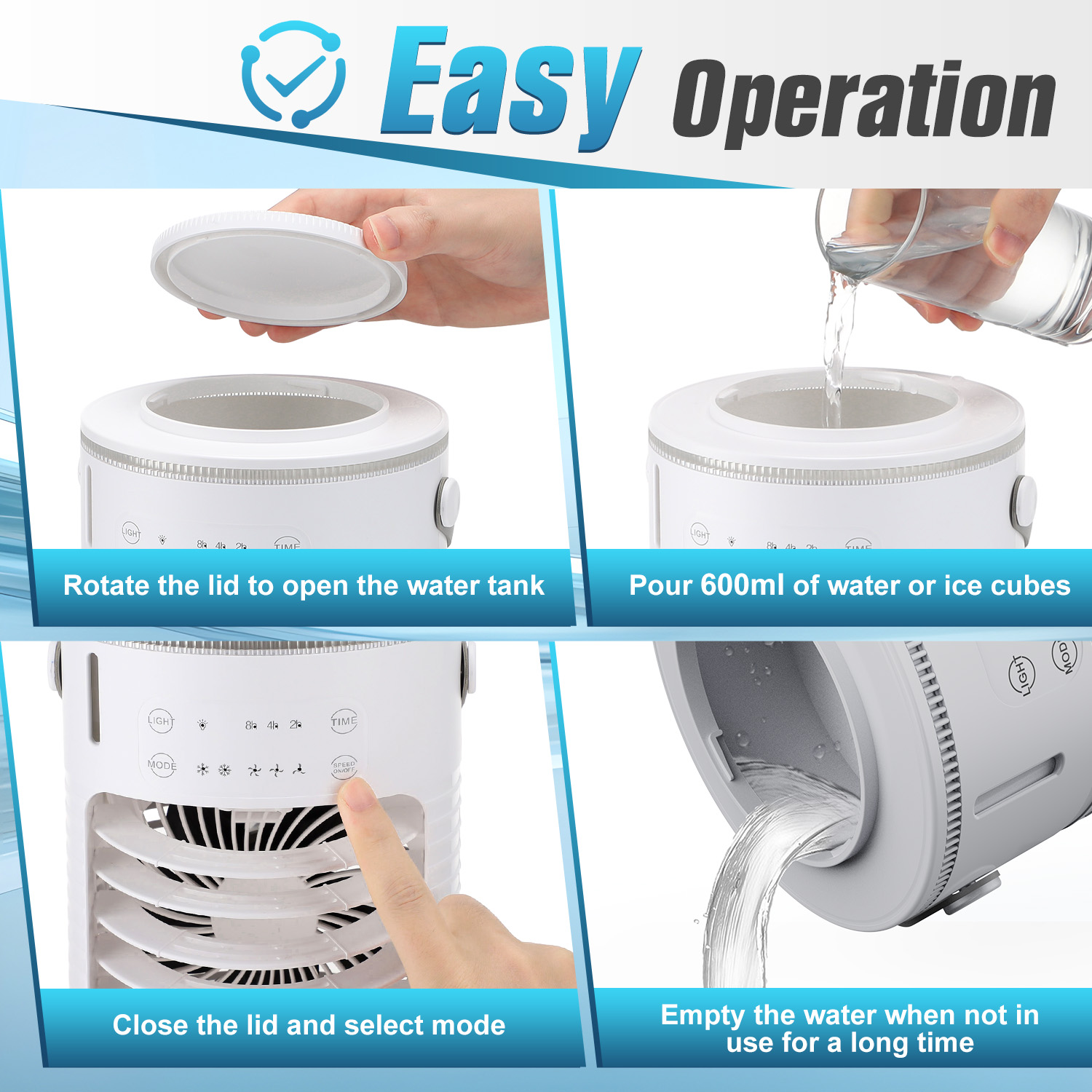 Home Small Air Conditioner Fan - Home Office Gadgets 评论和价格