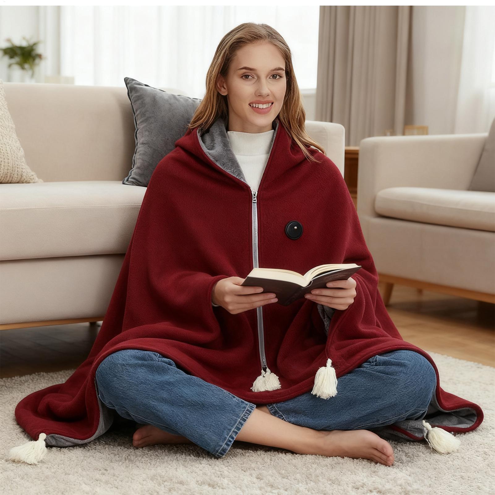 USB Heated Shawl 3-Level Safe  - Home Office Sofa 评论和价格