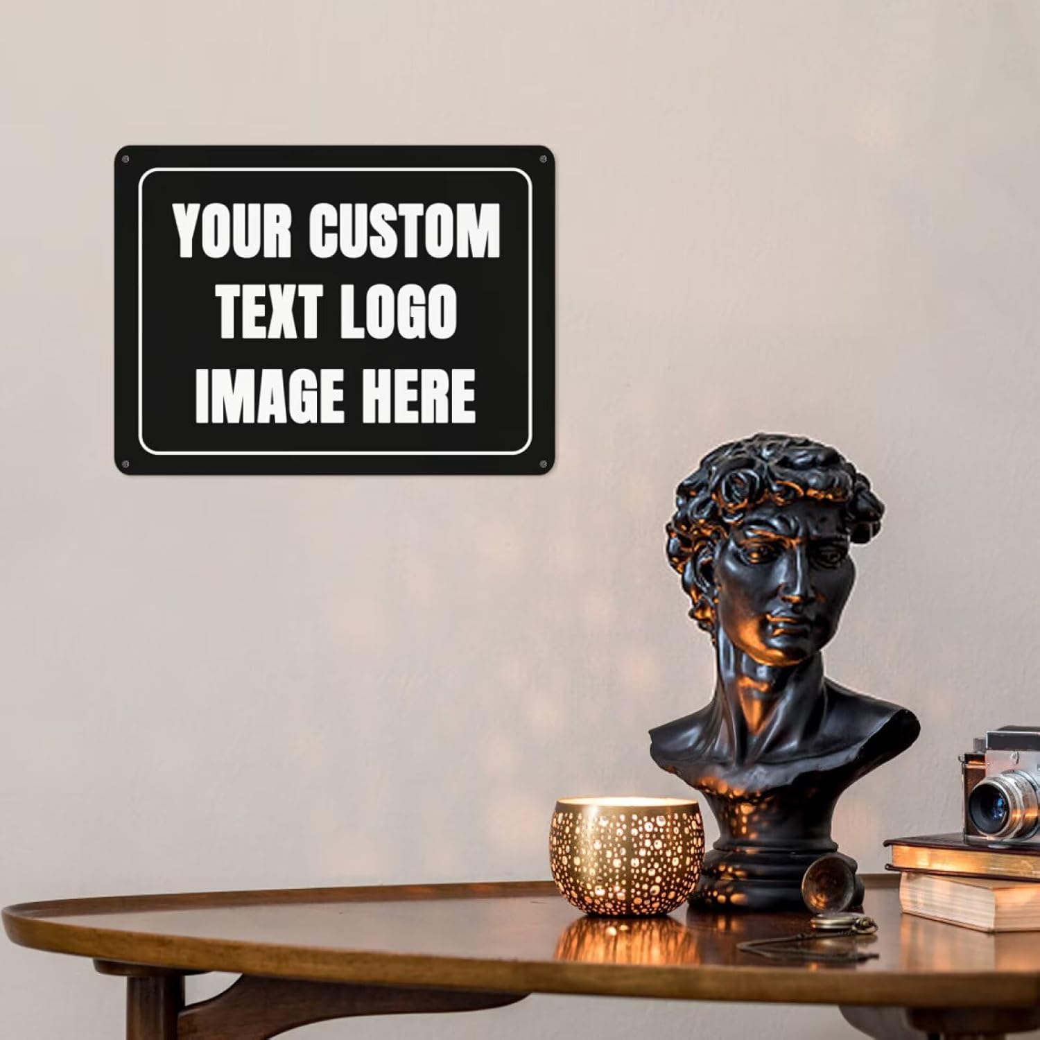 Custom Sign Personalized Metal - Home Office Logo 评论和价格