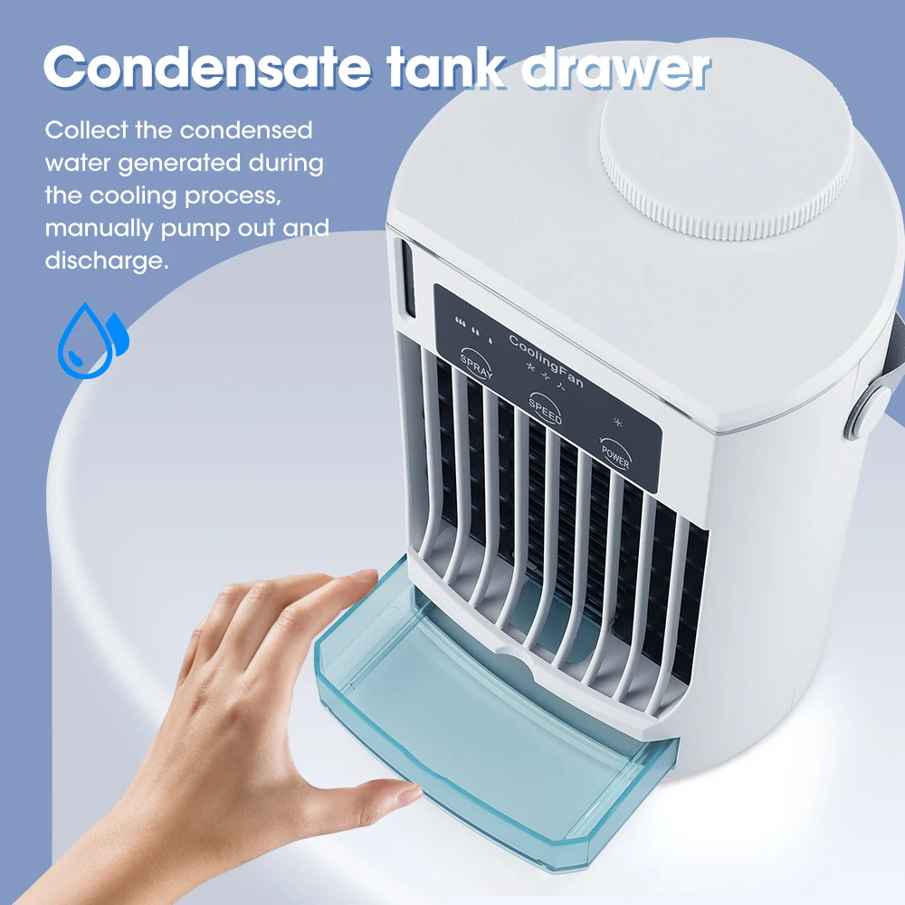 Mini Air Cooler Portable Desk  - Home Office Gadgets 评论和价格