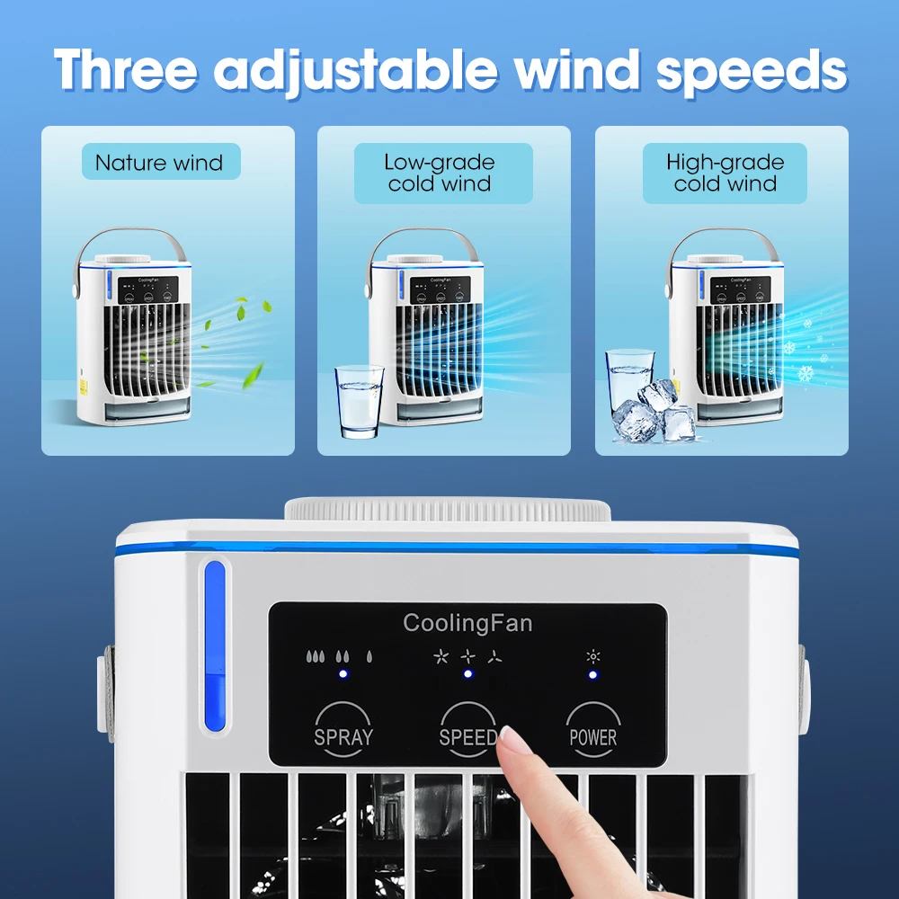 Mini Air Cooler Portable Desk  - Home Office Gadgets 评论和价格