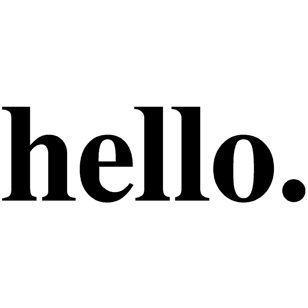Hello Quotes Wall Sticker Viny - Home Office Quotes 评论和价格