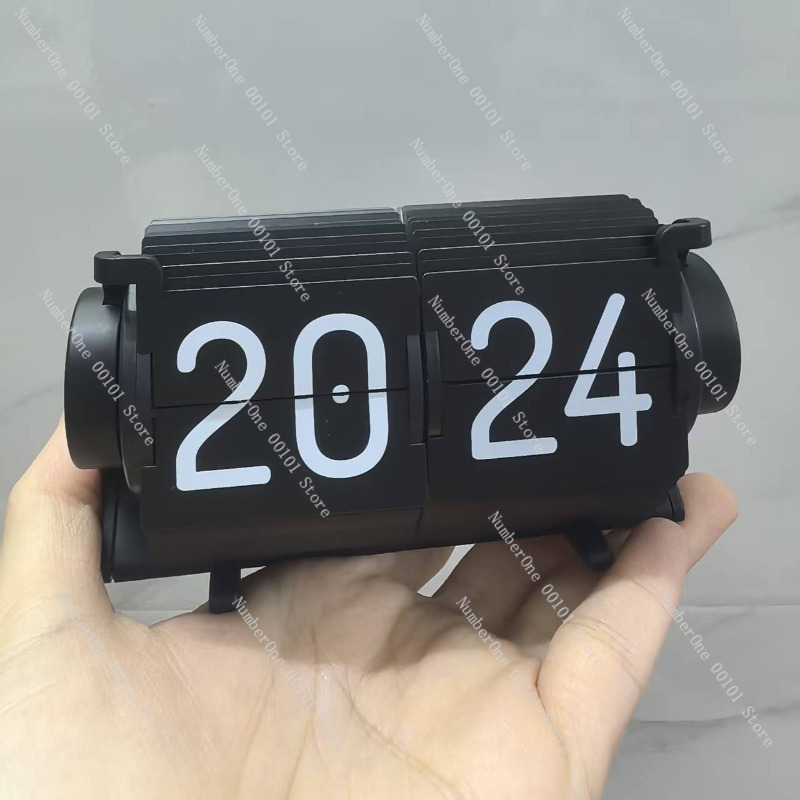 Automatic Page-Turning Clock,  - Home Office Gadgets 评论和价格
