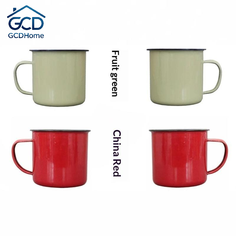 Food Safe Enamel Drinking Mugs - Home Office Logo 评论和价格
