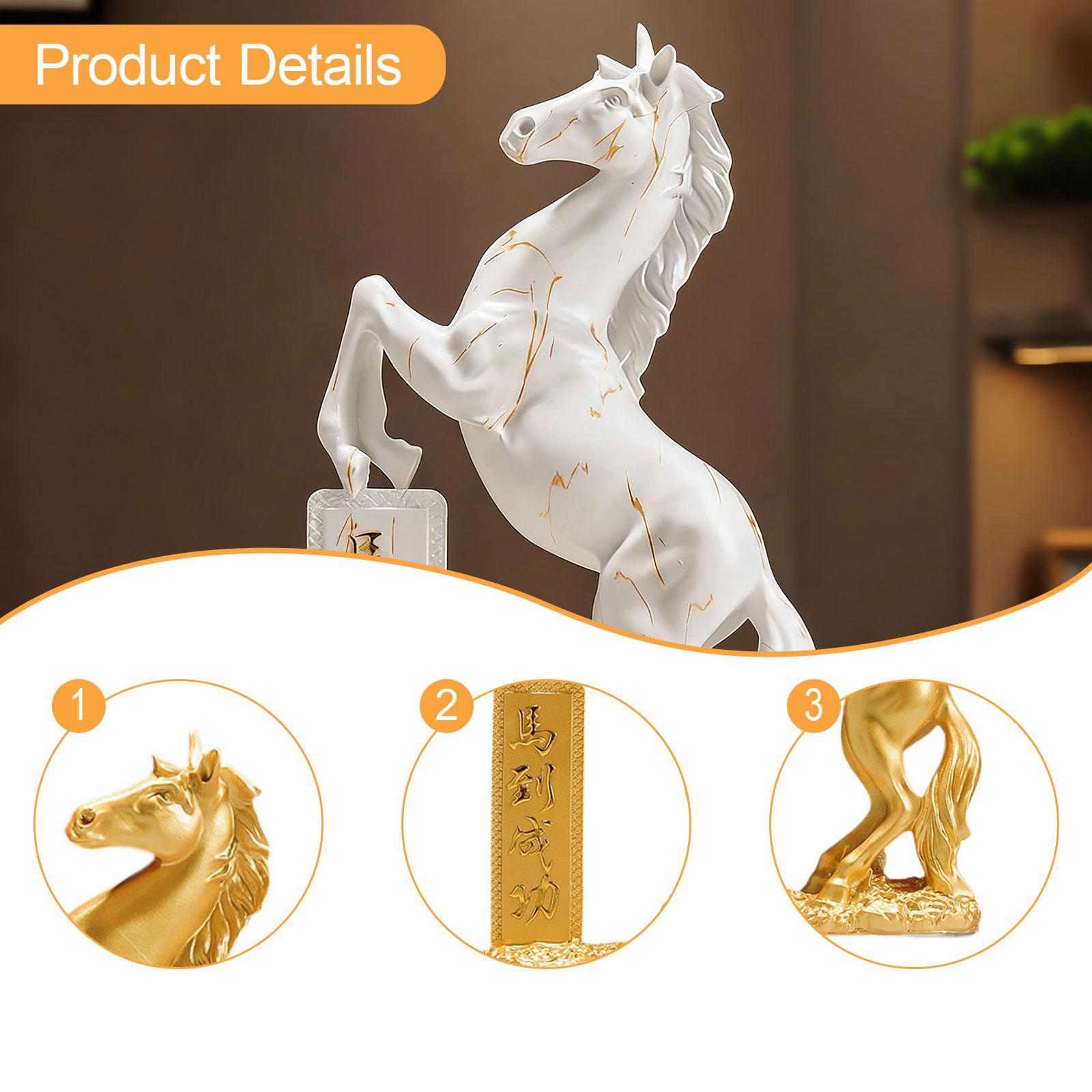 Horse Statue Resin Decoration  - Home Office Representative 评论和价格