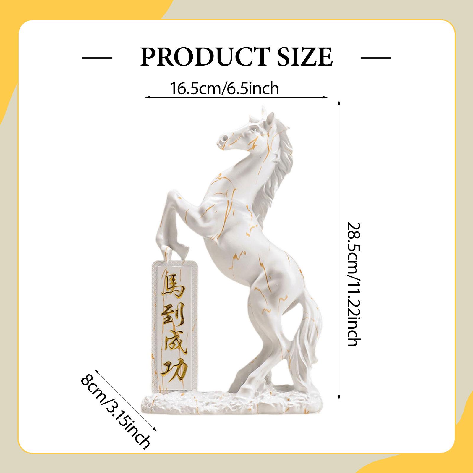 Horse Statue Resin Decoration  - Home Office Representative 评论和价格