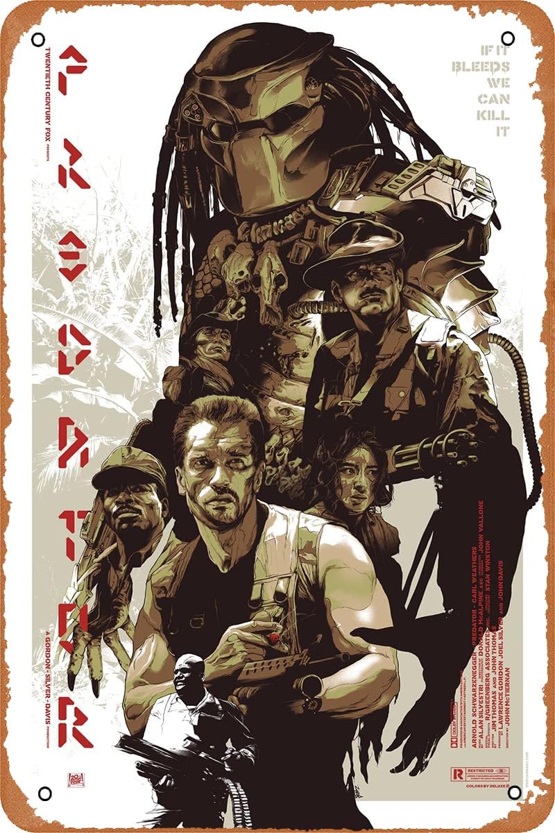 PREDATOR (1987) movie poster,  - Home Office Logo 评论和价格