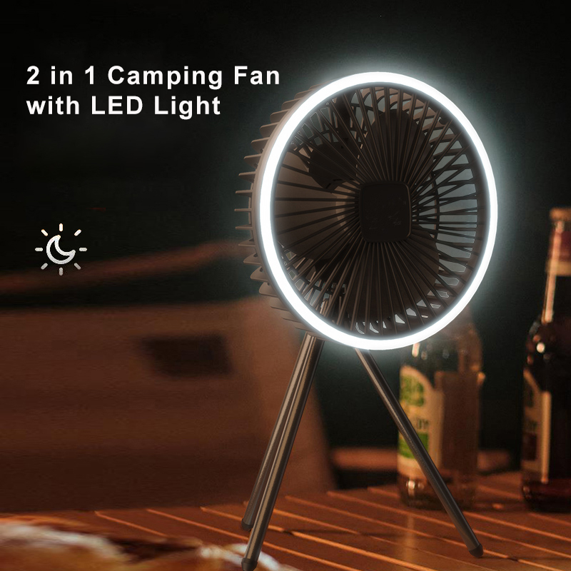 Portable Camping Fan 10000mAh  - Home Office Gadgets 评论和价格