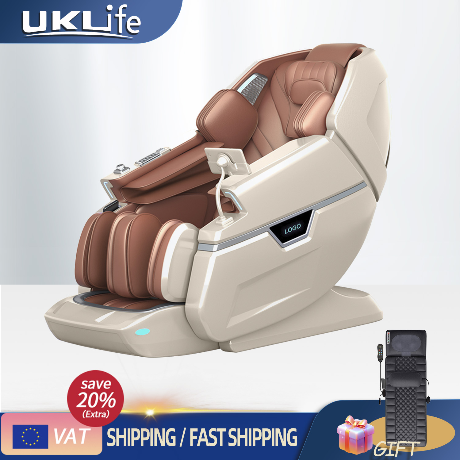 4D Zero Gravity Massage Chair  - Home Office Sofa 评论和价格