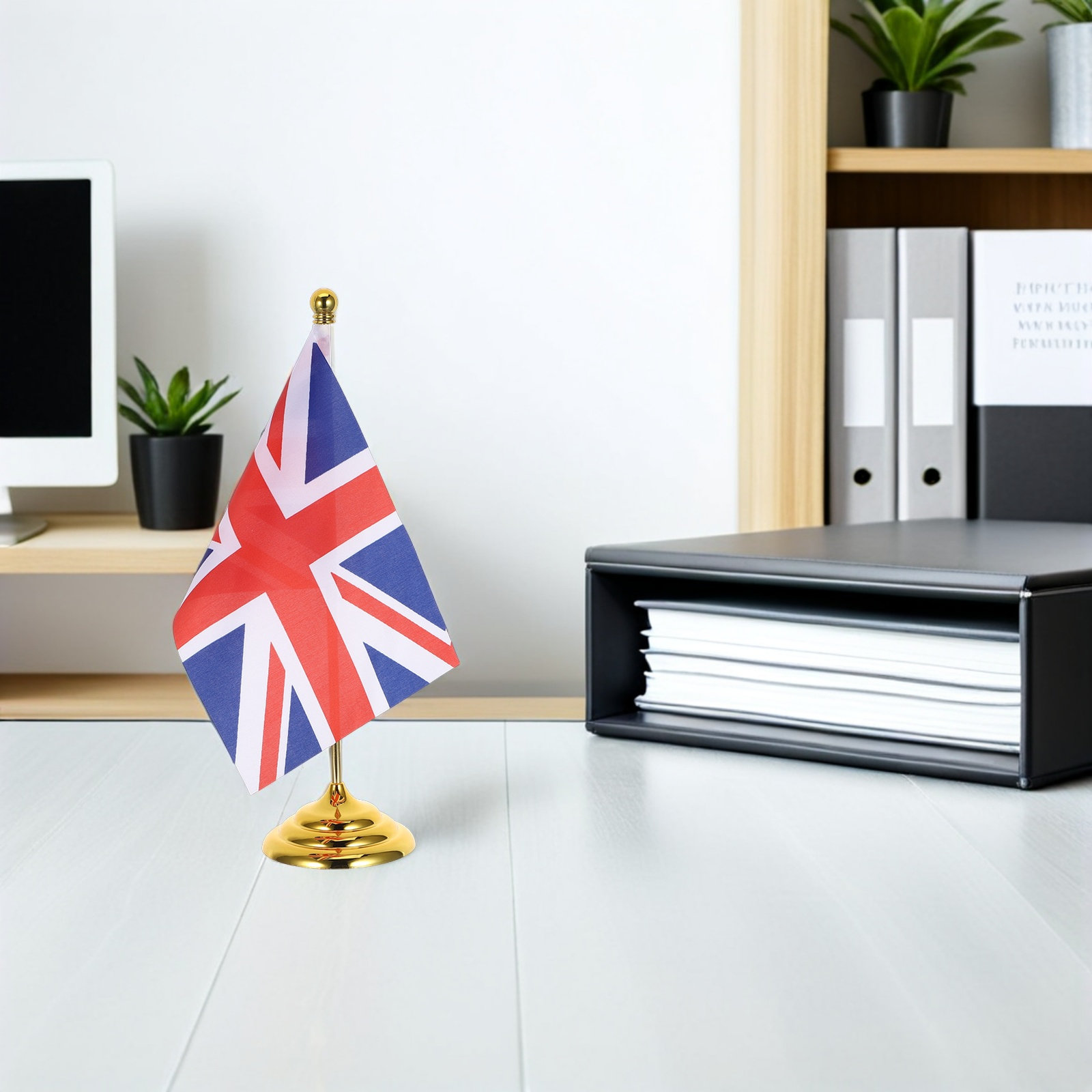 Mini Uk Desk Flag Set United K - Home Office United Kingdom 评论和价格