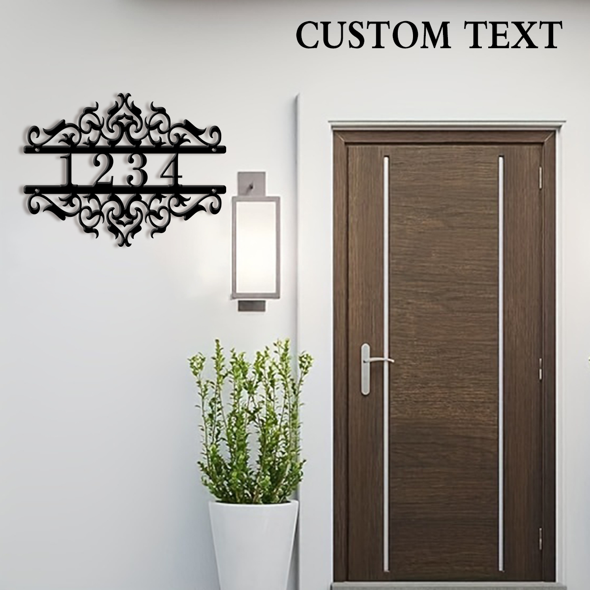 1Pc Custom heart Metal Door St - Home Office Windows 评论和价格