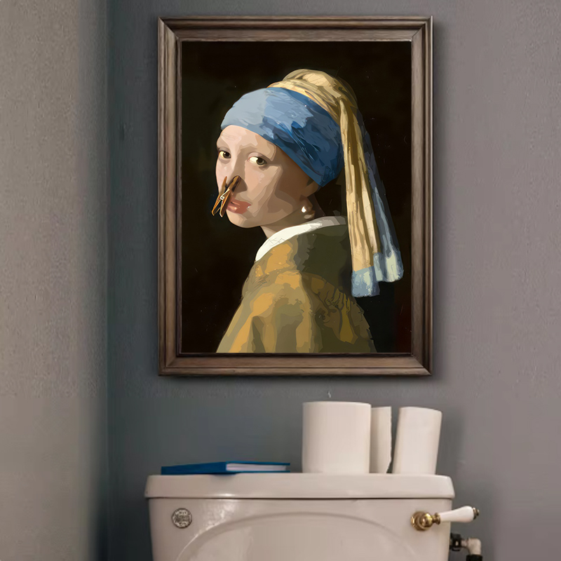 1pc Funny Abstract Bathroom To - Home Office Youtube 评论和价格