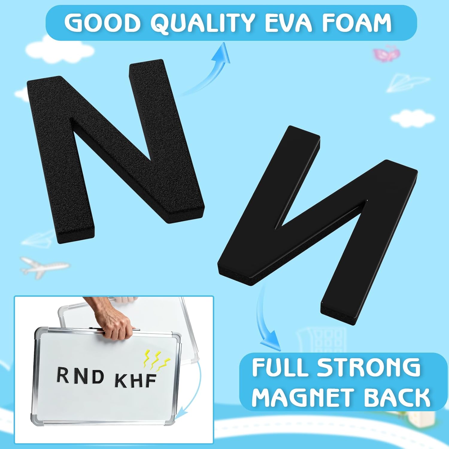 160pcs Decorative Magnetic EVA - Letter Tray Desk 评论和价格