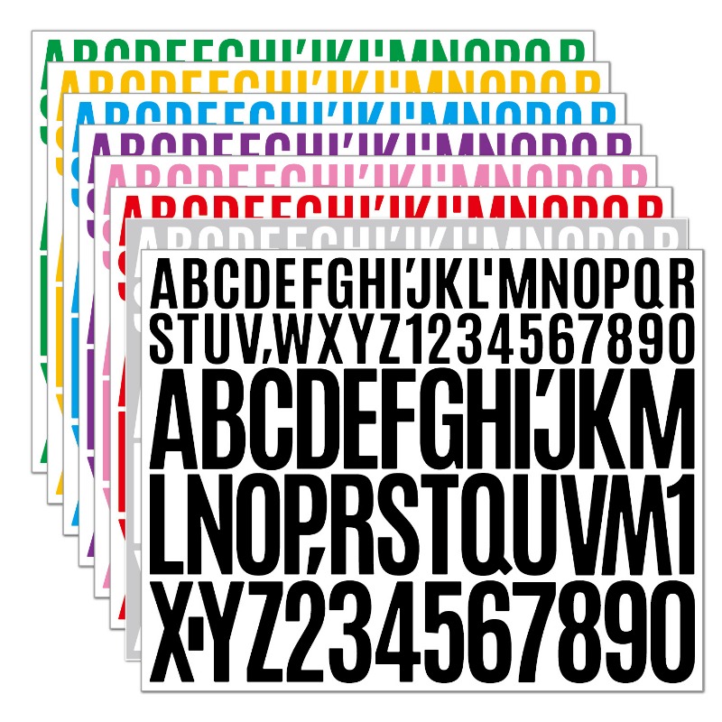 1+2 Inch Mixed Alphabet Number - Letter Tray Desk 评论和价格