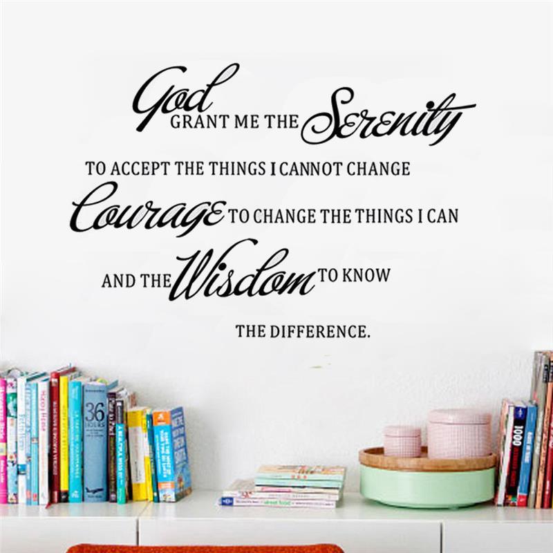 God Serenity Courage Inspirati - Home Office Quotes 评论和价格