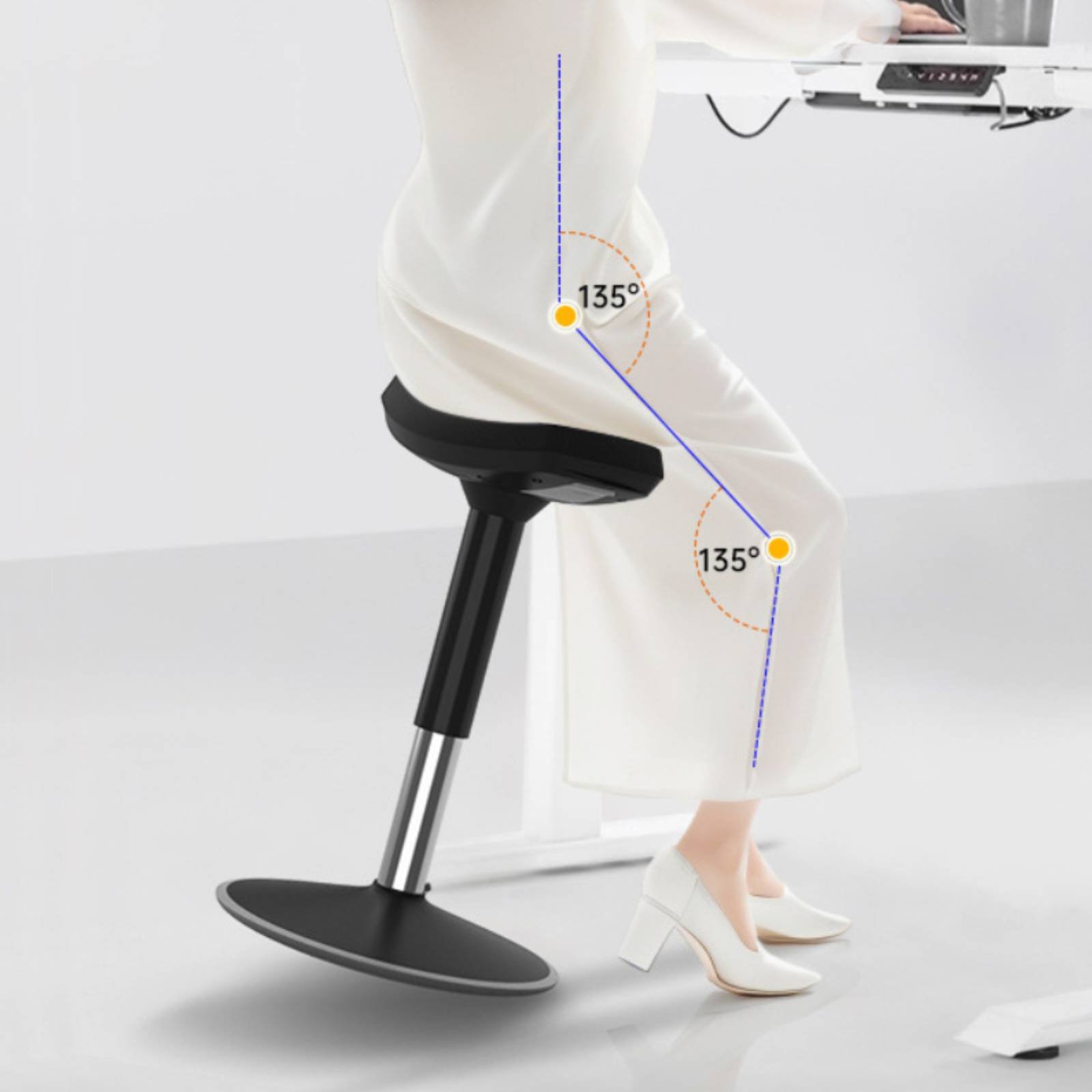Saddle Stool Comfortable Long  - Home Office Chair 评论和价格