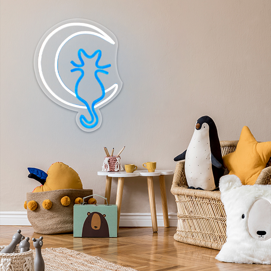 Animation Neon Sign, Moon And  - Home Office Icon 评论和价格