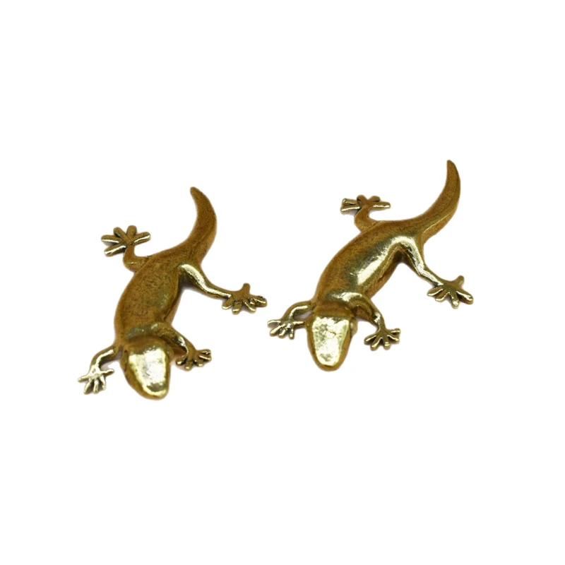 Handmade Bronze Retro Gecko Li - Home Office Gadgets 评论和价格