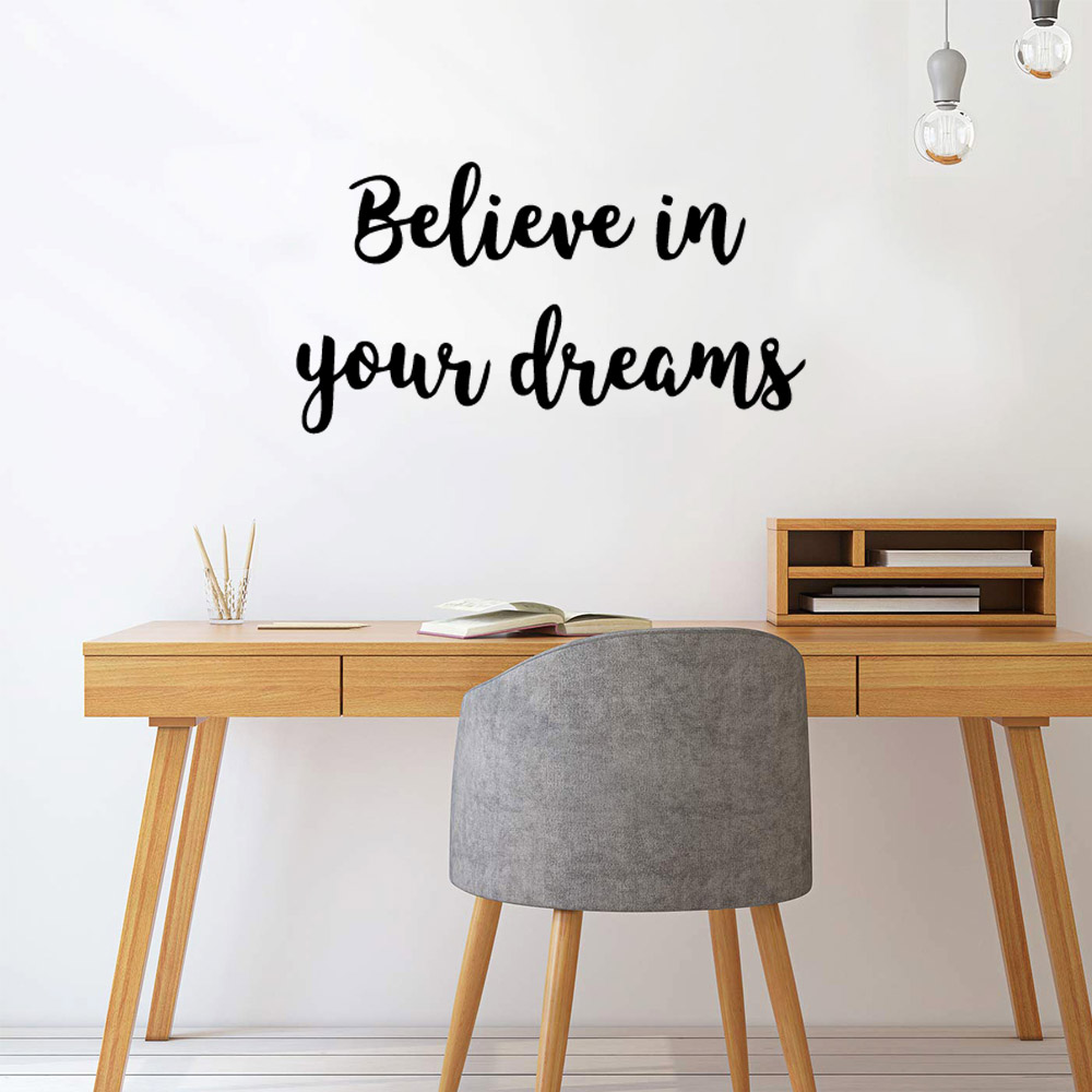 1 pc Diy simple phrase Wall St - Home Office Quotes 评论和价格