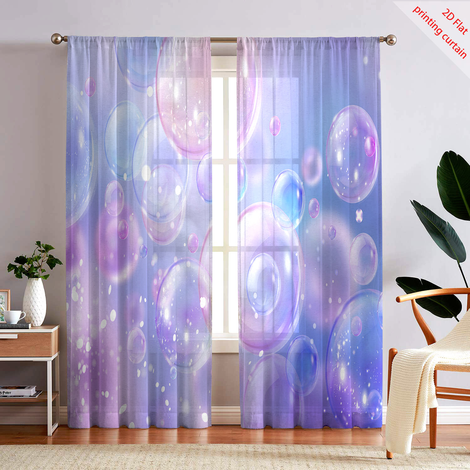 Dreamy bubble printed gauze cu - Home Office Youtube 评论和价格